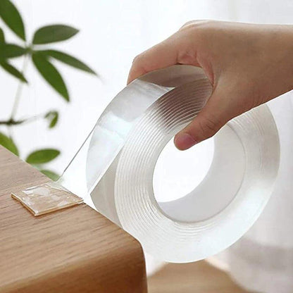 Cinta Doble Faz Transparente 5Mt - La Solución de Adherencia Definitiva
